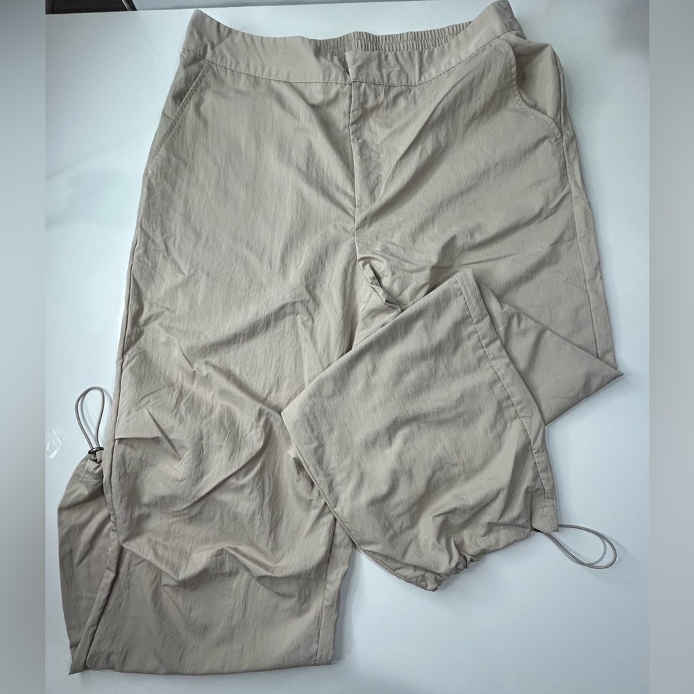 A New Day Taupe Elastic Waist Pants